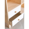Woodbee craft "The Mini Curator" Handcrafted Kids Open Wooden Wardrobe
