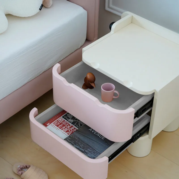 4 Woodbee craft "The Happy Hippo" Handcrafted Kids Animal Wooden Nightstand