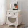 4 Woodbee craft "The Little Bot" Handcrafted Kids Robot Wooden Bedside Nightstand