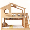 4 Woodbee craft "The Fairytale Cabin" Handcrafted Dollhouse Children Loft Bed