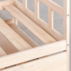 5 WoodBee Craft "The Haven Cottage" Handcrafted Kids House Bed with Pull-Out Trundle