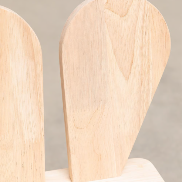 Woodbee craft "The Hopscotch" Handcrafted Wooden Bunny Chair