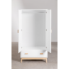 5 Woodbee craft "The Nordic Haven" Kids Two Door Wooden Wardrobe