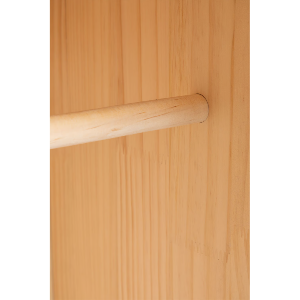 Woodbee craft "The Mini Curator" Handcrafted Kids Open Wooden Wardrobe