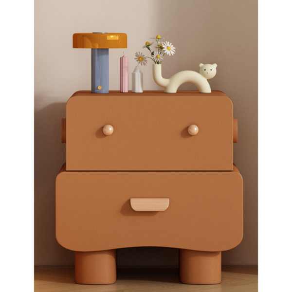 Woodbee craft "The Playful Pal" Handcrafted Kids Two Drawer Bedside Nightstand