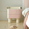 5 Woodbee craft "The Happy Hippo" Handcrafted Kids Animal Wooden Nightstand