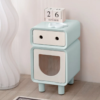 5 Woodbee craft "The Little Bot" Handcrafted Kids Robot Wooden Bedside Nightstand
