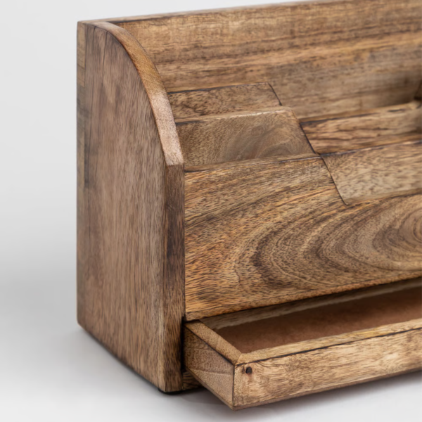 6 WoodBee Craft "The Kanso Tier" Handcrafted Wooden Desk Mail Organizer