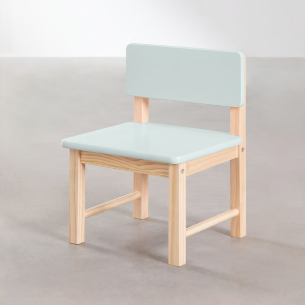 6 Woodbee craft "The Little Scholar" Handcrafted Kids Wooden Desk and Chair Set