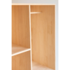 Woodbee craft "The Mini Curator" Handcrafted Kids Open Wooden Wardrobe