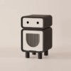 6 Woodbee craft "The Little Bot" Handcrafted Kids Robot Wooden Bedside Nightstand