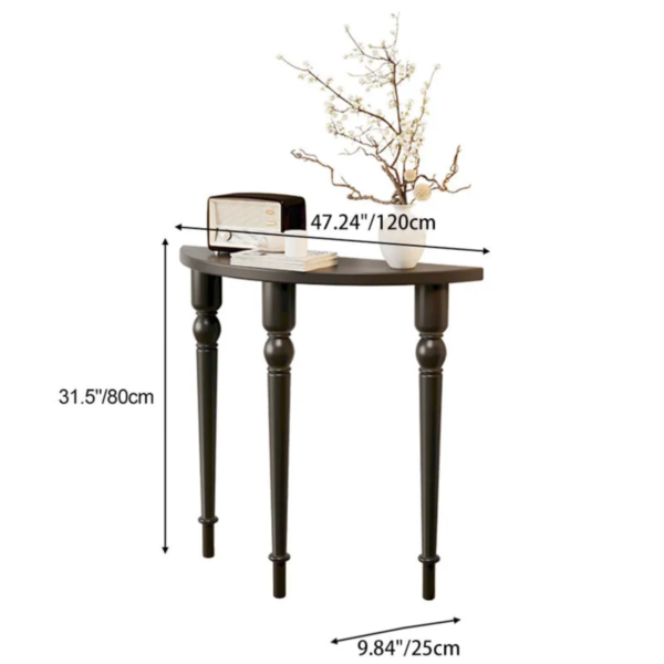 6 Woodbee craft "The Antoinette" Handcrafted French Roman Column Console Table