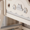 Woodbee craft "The Citadel Haven" Handcrafted Wooden Bunk Bed Ladder Staircase