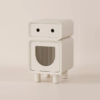 7 Woodbee craft "The Little Bot" Handcrafted Kids Robot Wooden Bedside Nightstand