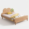 7 WoodBee Craft "The Meadow Drift" Handcrafted Kids Cloud Wooden Bed