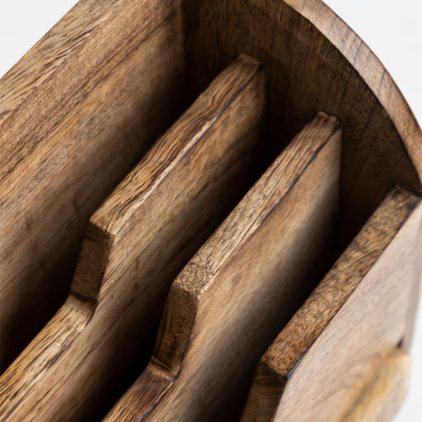 7 WoodBee Craft "The Kanso Tier" Handcrafted Wooden Desk Mail Organizer