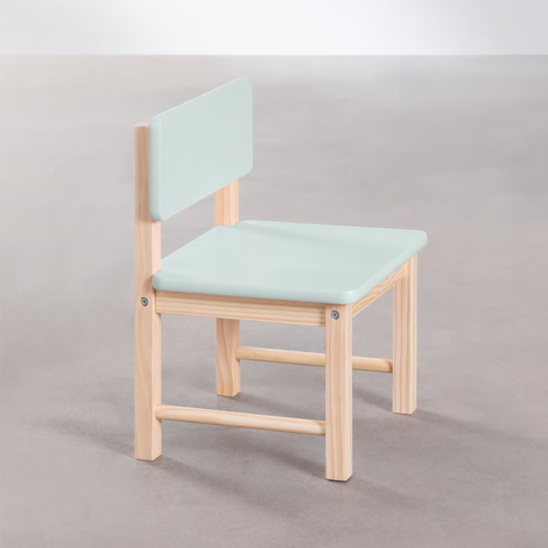 7 Woodbee craft "The Little Scholar" Handcrafted Kids Wooden Desk and Chair Set