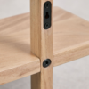 WoodBee Craft "The Kanso Tier" Handcrafted Acacia Wood Wall Shelf Unit