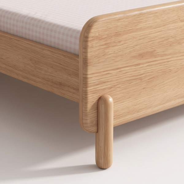 8 WoodBee Craft "The Meadow Drift" Handcrafted Kids Cloud Wooden Bed