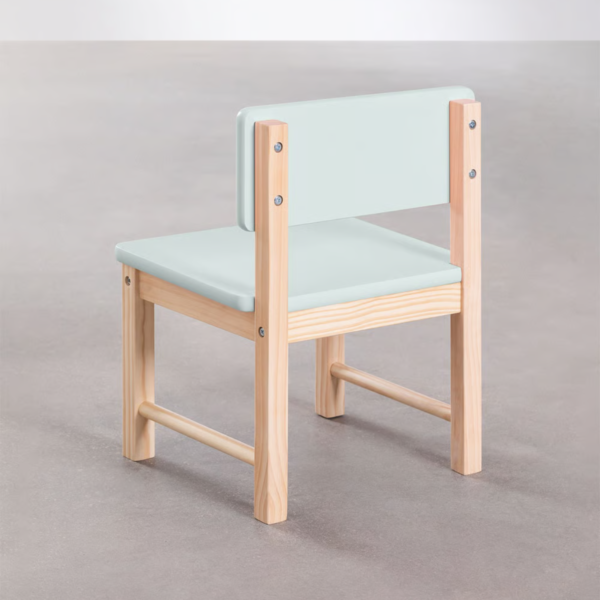 8 Woodbee craft "The Little Scholar" Handcrafted Kids Wooden Desk and Chair Set
