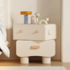 Woodbee craft "The Playful Pal" Handcrafted Kids Two Drawer Bedside Nightstand