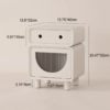 9 Woodbee craft "The Little Bot" Handcrafted Kids Robot Wooden Bedside Nightstand