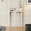 9 Woodbee craft "The Antoinette" Handcrafted French Roman Column Console Table