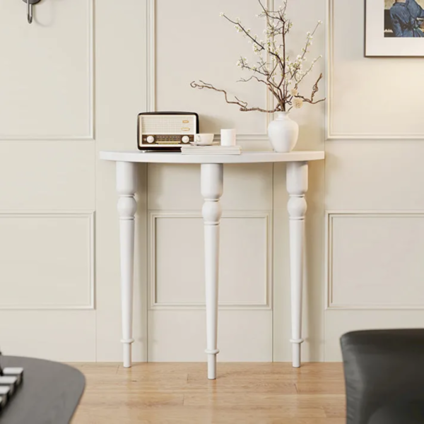9 Woodbee craft "The Antoinette" Handcrafted French Roman Column Console Table